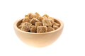 brown sugar cubes in a wood bowl - PhotoDune Item for Sale