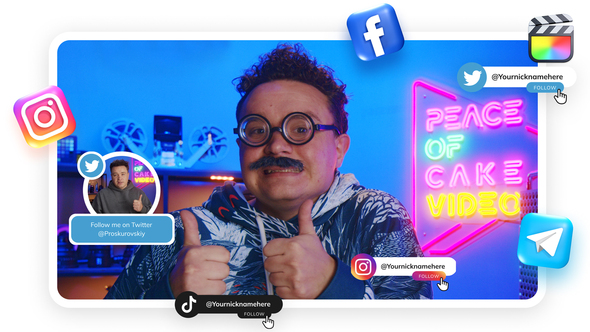 Social Media Animations | Final Cut Pro X