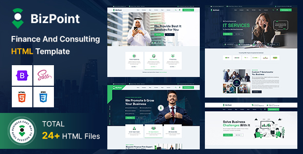 Bizpoint – Finance and Consulting HTML5 Template.