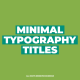 Minimal Typography - MOGRT - VideoHive Item for Sale