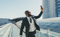 Elegant businessman taking a selfie - PhotoDune Item for Sale
