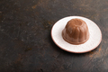 Chocolate jelly on black concrete, side view, copy space. - PhotoDune Item for Sale