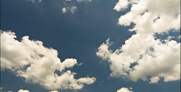 Clouds At High Noon Time Lapse 2 - 4K Resolution