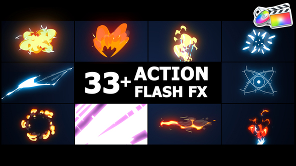 Action Flash FX Overlays | FCPX alt