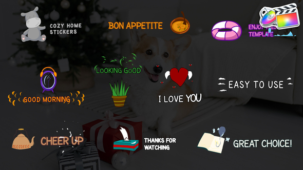 Cute Cartoon Titles for FCPX alt