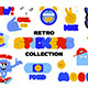 Cool Trendy Retro Stickers Collection - GraphicRiver Item for Sale