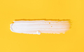 White Cosmetic cream smear isolated on yellow background - PhotoDune Item for Sale