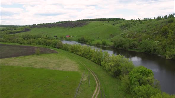 View of the River From Above