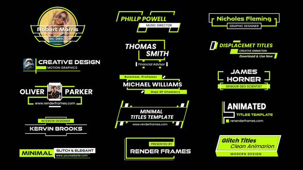 Modern Displacement Titles alt