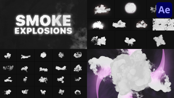 Smoke Explosions for After Effects alt