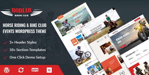 Rodiar - WordPress Theme for Rider's Club