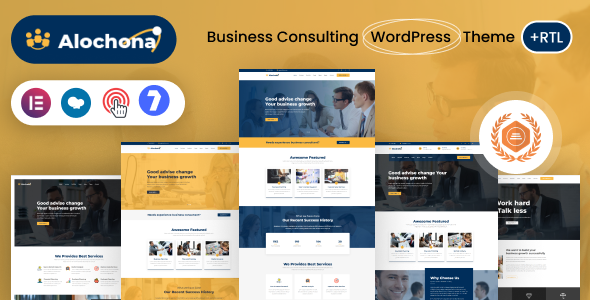 Alochona - Business Consulting WordPress Theme + RTL