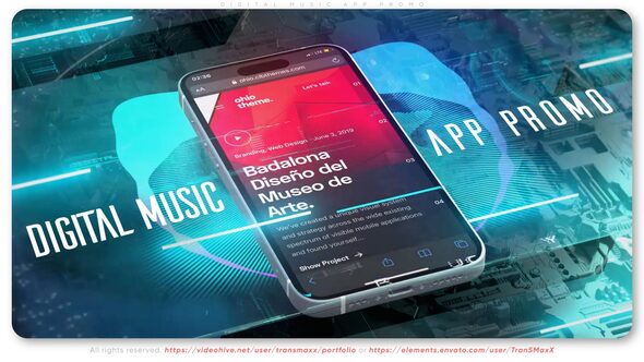 Digital Music App Promo