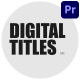 Digital Titles - VideoHive Item for Sale