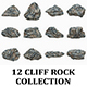 Cliff Rock Collection - 3DOcean Item for Sale