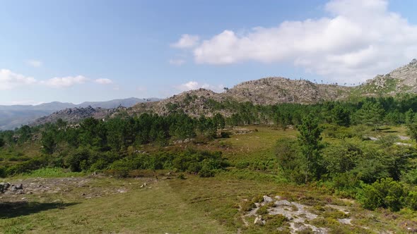 Aerial View of Mountain Nature Reserve