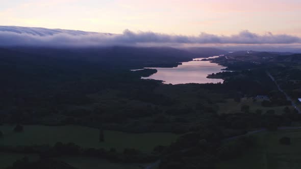 Clouds Over A Lake