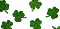Happy St. Patrick's Day banner.Holiday background.St Patricks Day frame against a white background.  - PhotoDune Item for Sale