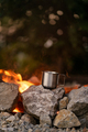 Close-up of a cup of the stone, next to the fireplace - PhotoDune Item for Sale