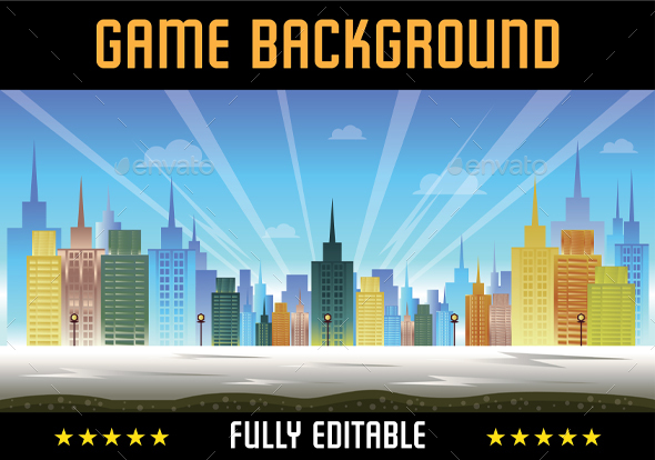 Cities 2D Game Assets from GraphicRiver