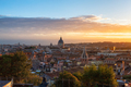 Ancient Historic City in Europe. Rome, Italy. Sunset - PhotoDune Item for Sale