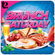 Brunch on Saturday Flyer Template - GraphicRiver Item for Sale