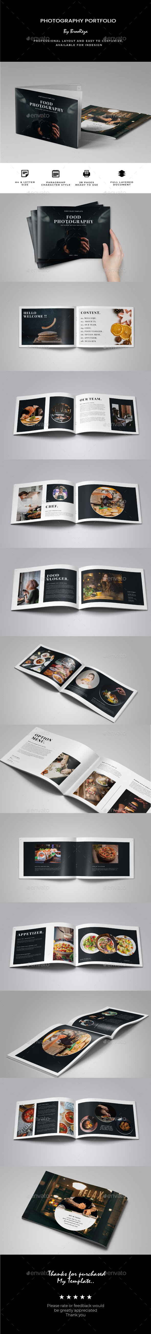 Food Photography Portfolio Template