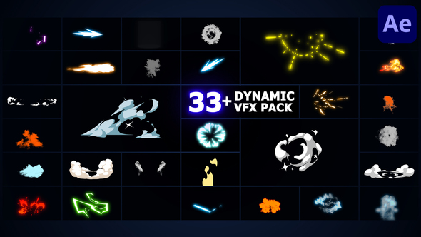 Dynamic Mega VFX Pack | After Effects alt