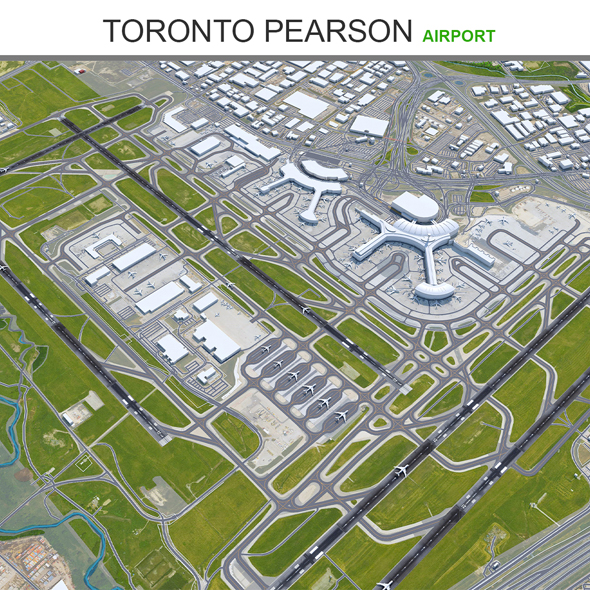Toronto Pearson Airport 3d model