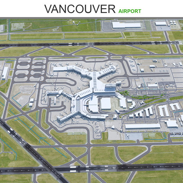 Vancouver Airport 3d model