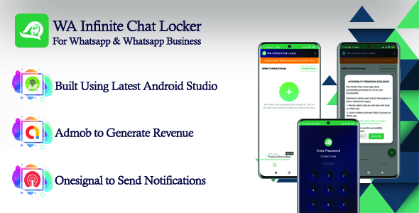 WA Infinite Chat Locker - Lock Whatsapp and WA Business Chats and Groups