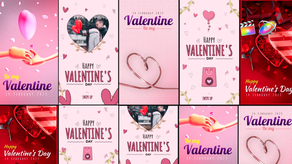 Valentine Stories and Posts Pack alt