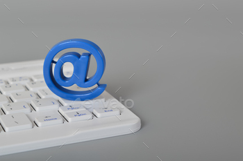 marketing and internet email communication concept.