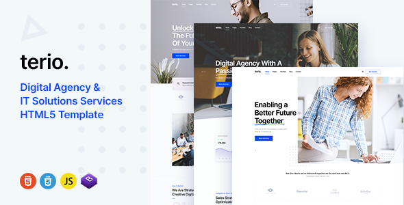 Terio - Digital Agency & IT Services Template