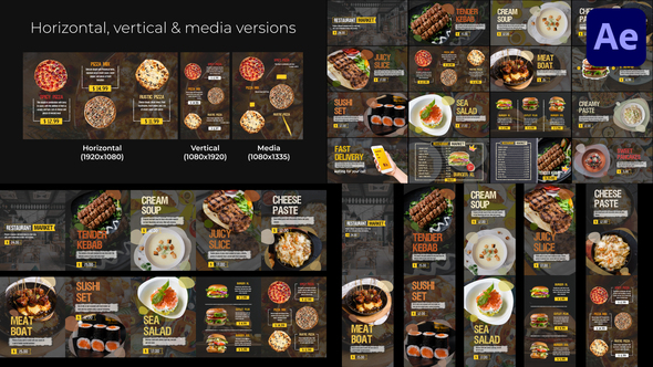 Restaurant Market (Social Media) | After Effects alt