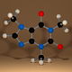 Caffeine Molecule C8H10N4O2 Coffee - 3DOcean Item for Sale