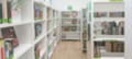 Blurred view of shelves with books in library  - PhotoDune Item for Sale