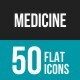Medicine Flat Multicolor Icons - GraphicRiver Item for Sale
