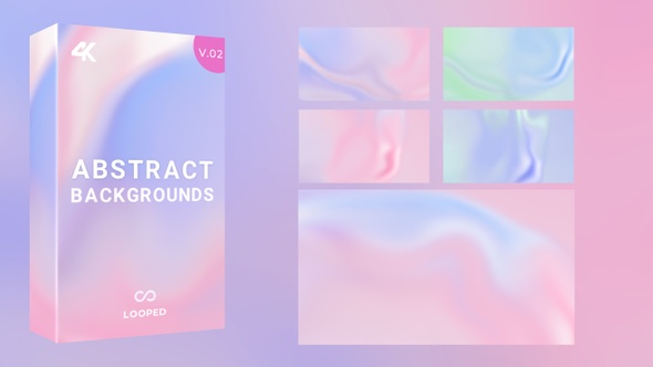 Colorful And Soft Liquid Gradient Backgrounds Pack