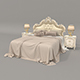 Classic Style Bed Set 28 - 3DOcean Item for Sale