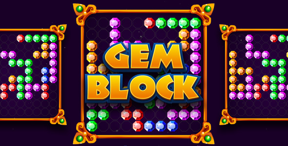 Gem Block - Cross Platform Puzzle Game