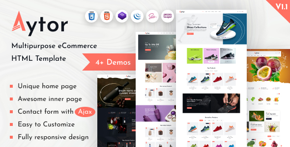 Aytor - Multipurpose eCommerce HTML Template