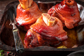 Grilled ham hock made of fresh raw meat. - PhotoDune Item for Sale