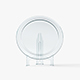 Plate Glass Award Trophy - crystal plaque trophies on stand - 3DOcean Item for Sale