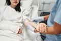Woman Having Intravenous Therapy - PhotoDune Item for Sale