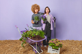 Displeased tired women feel exhausted after transplanting potted flowers busy replanting plants wear - PhotoDune Item for Sale