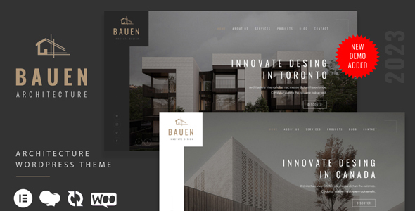 BAUEN – Architecture & Interior  Elementor WordPress Theme