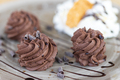 Chocolate mousse with chocolate flakes - PhotoDune Item for Sale