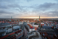 Aerial view of Lubeck with Lubeck Cathedral and St Giles Church - Lubeck, Germany - PhotoDune Item for Sale