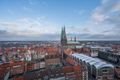 Aerial view of Lubeck with St. Mary Church (Marienkirche) - Lubeck, Germany - PhotoDune Item for Sale